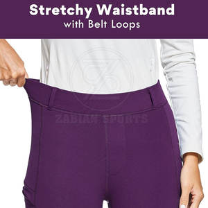 Culotte d'équitation de style classique avec genoux renforcés Culotte d'équitation extensible pour femme - Product Image 3