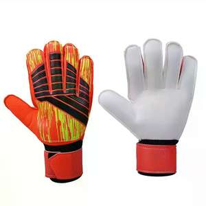 Gants de gardien de but de football professionnels de nouvelle conception en latex avec protection des doigts pour enfants et adultes - Product Image 2