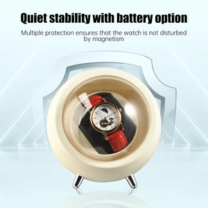 Caja de enrollador de reloj para relojes automáticos, alimentación Usb utilizada a nivel mundial, reloj mecánico con Motor, caja de soporte giratorio, decoración de moda - Product Image 4