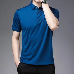 OEM Custom Men's Short <b>Sleeve</b> for Polo Rugby Shirt High Quality Soft Fabric Stylish Solid Pattern for Relaxed Days Sporty Looks - Product Image 2