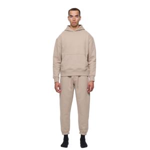 Conjunto de chándal de camisa y pantalón con logotipo de marca personalizado, 100% algodón, para hombre - Product Image 1