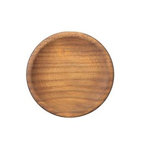 Assiette de service ronde personnalisable en bois d'acacia peinte à la main, plateau de luxe en stock pour les fêtes, commande minimale 100 pièces - Product Image 6