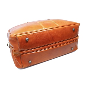 Leather Duffle Bag Stylish Travel Overnight Gym Bag With Large <b>Storage</b> and Adjustable Shoulder Strap - Product Image 5