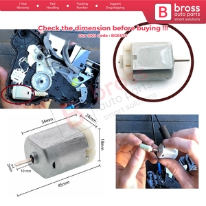Actionneur de serrure de porte BGE674 FC280, moteur à axe court en forme de D de 10 mm pour - Product Image 5