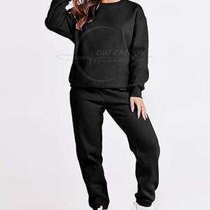 Nouveau modèle Ensemble de survêtements en coton personnalisé pour femmes Ensemble de survêtements de rue de qualité supérieure - Product Image 2