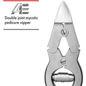 Nouvelle pince de pédicure robuste en acier inoxydable épais dissolvant de champignon d'ongle d'orteil fabriqué éthiquement Pakistan Allemagne baril en boîte - Product Image 2