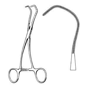 Abrazadera DERRA Atraumática Cooley Derra Anastomosis grande 7-1/4 ''instrumentos médicos quirúrgicos cardiovasculares vasculares - Product Image 1