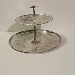 Hot Selling High Quality Aluminium 5 Tier Hanging Cake <b>Stand</b> for Wedding <b>Display</b> Cupcake Handmade Wholesale Bulk - Product Image 5