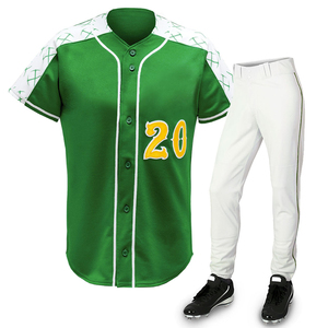 Uniforme de baseball personnalisé par sublimation pour équipe avec des designs et logos entièrement personnalisés à des prix très raisonnables Uniforme de baseball - Product Image 6