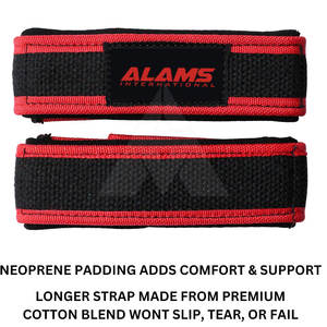 Gran oferta, correas de levantamiento de pesas de tela de neopreno Premium de alta calidad, equipo de levantamiento de pesas transpirable y cómodo - Product Image 4