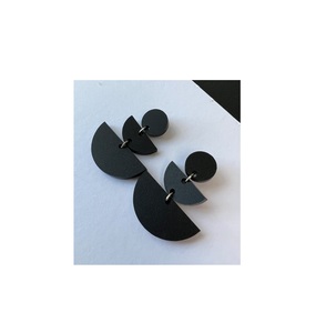 Aretes de Aro de Resina de Madera Natural de Alta Calidad, Fabricante al por Mayor, el Mejor Acabado, Nuevo Diseño, Aretes Elegantes de Primera Calidad para Mujer - Product Image 2