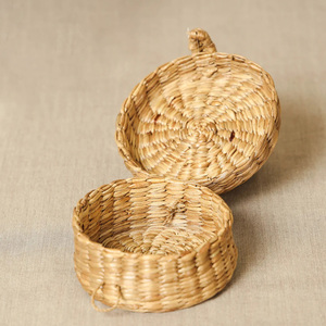 <b>Water</b> hyacinth box lowest price storage boxes handmade lidded <b>container</b> for room organization - Product Image 6