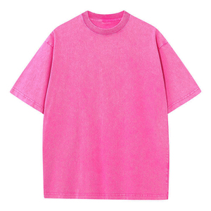 เสื้อยืดผู้ชายโอเวอร์ไซส์ซักได้สไตล์วินเทจซักได้ไซส์ออกแบบโลโก้ได้ตามต้องการ100% - Product Image 2