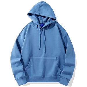 Sudadera con capucha de peso pesado con diseño de logotipo personalizado recién llegado 350 GSM algodón/poliéster sudaderas con capucha de gran tamaño para hombres - Product Image 5