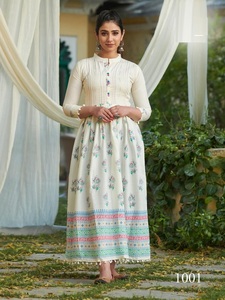 ร้อนและล่าสุด Kurti ของ14กิโลกรัมผ้าเรยอนแขนยาวสำหรับผู้หญิงสำหรับลำลองและโอกาสพิเศษ Kurti และสไตล์แฟนซี - Product Image 3