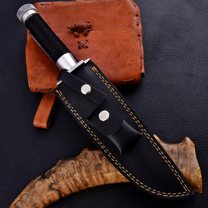 Cuchillo de comando hecho a mano, cuchillo Bowie personalizado, cuchillo de película con Funda de cuero, regalo para él, regalo de aniversario, regalo de Navidad. - Product Image 5