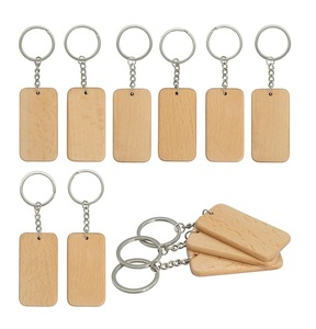 100% High Quality Custom Made Handcrafted Wooden <b>Blank</b> Keychains Hot Sale Perfect Quality Solid Wood Keyring Cheaper Cost - Product Image 5