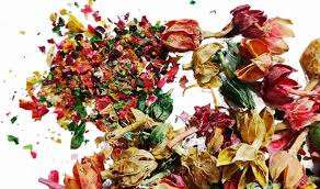 Popurrí Aroma Flores secas Popurrí Bolsas Ambientador Decoración de flores secas naturales Natural - Product Image 6