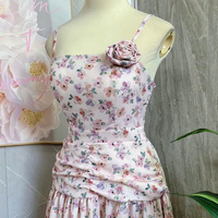 Robes longues élégantes à fleurs, décontractées, sexy, prix raisonnable, mode naturelle, lavables, emballage personnalisé, fabricant vietnamien