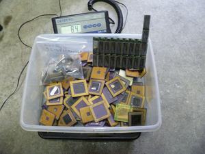 Déchets de CPU en céramique GOLD de haute qualité LMS Type électronique comprenant les modèles Intel 386 et 486 Pentium Pro - Product Image 3