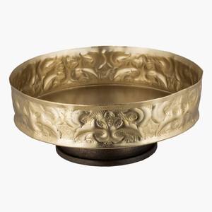 Platos de servicio de aluminio de lujo modernos de primera calidad bandejas decorativas multifuncionales desmontables para bodas Ramadán personalizadas - Product Image 2