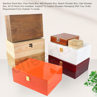 Boîte carrée en bois OEM faite à la main avec gravure d'initiales personnalisable, nom et initiales estampillés, pour pilules, avec un symbole durable de magie et d'amour
