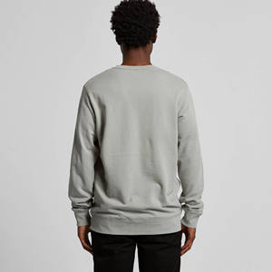 Vente en gros de pulls à col ras du cou de qualité supérieure pour hommes pulls à manches longues logo personnalisé teint dans un style uni pour l'hiver - Product Image 6