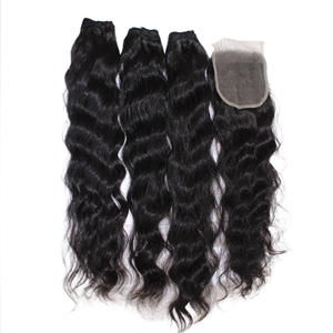 Armure brésilienne de haute qualité vague profonde naturelle 3 faisceaux fermeture cheveux bruts vietnamiens pour le tressage vague profonde de haute qualité - Product Image 5