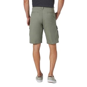 2025 Wholesale Men's Casual Stretch <b>Cargo</b> <b>Shorts</b> Vintage Style Comfortable Elastic Waist Summer <b>Shorts</b> with Rivet Decoration - Product Image 3