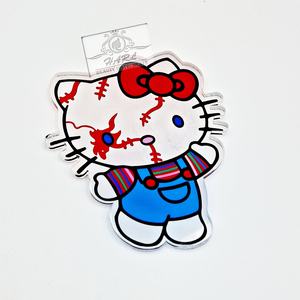 Hello Kitty Halloween Thème Plaques D'extension De Cils Magnétiques Plaque De Tuile De Cils En Acrylique Avec Colle Outils De Beauté De Cils De Marque Privée - Product Image 6