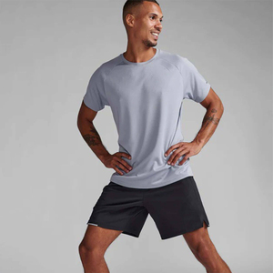 Custom Tight Sports Short-Sleeved Training Tee Fitness Clothes Quick-Drying Breathable Gym Sport <b>T</b> <b>Shirt</b> for <b>Men</b> <b>Men's</b> <b>T</b>-<b>shirts</b> - Product Image 2