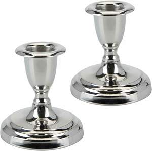 Portavelas de Metal de aluminio galvanoplastia de alta calidad, accesorios de iluminación decorativos hechos a mano únicos, precio directo de fábrica - Product Image 2