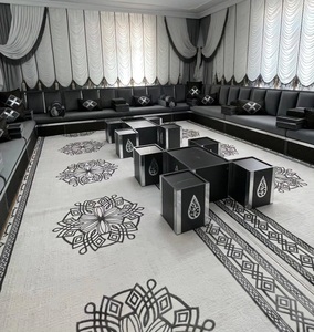 Ensemble de salon traditionnel arabe Majlis |   Tissu capitonné pliable extensible modulaire |   Personnalisable |   Livraison gratuite dans le monde entier - Product Image 1