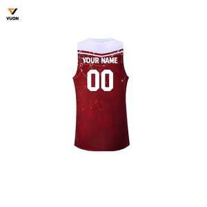 Personnalisé Personnalisable Pas Cher 100% Polyester Réversible Basketball Jersey Respirant Formation Basketball Uniforme Ensemble Pour Hommes - Product Image 5