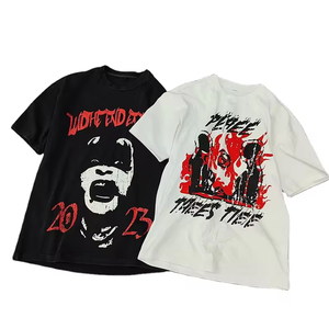 Novedades de verano al por mayor, camisetas de diseñador, camisetas de hombre lisas con estampado digital de algodón de alta calidad - Product Image 1