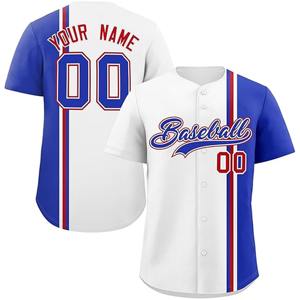 Maillot de baseball américain personnalisé pour hommes, respirant, grandes tailles, chemises vierges avec option de broderie de nom et logo, uniforme de softball - Product Image 2