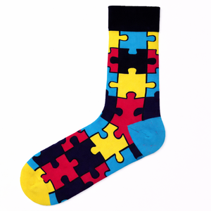 Calcetines de Algodón Transpirable con Diseños Novedosos para Adultos, Calcetines Casuales con Patrones Coloridos Únicos, Suministro al por Mayor de Fábrica, Centro de Distribución en Turquía - Product Image 2