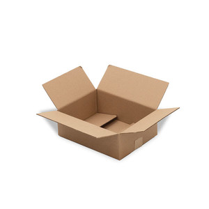 Caja de Cartón Corrugado de Una Sola Pared 305 x 228 x 102 mm, Materiales Reciclados, Forma de Avión, Caja Ranurada, Suministros de Embalaje, China, 26g - Product Image 1