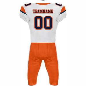 Maillots de football américain haute performance, respirants, rembourrage court avancé, couleurs d'équipe audacieuses, durables, 100% polyester, protection UV - Product Image 2