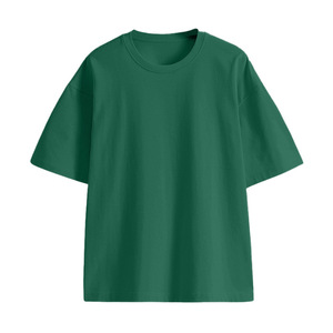 T-shirt OEM avec logo personnalisé, broderie imprimée, style épaule tombante, col arrière 200g, peigné, vêtements pour enfants serrés - Product Image 4