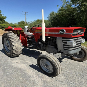 Tracteur à conducteur marchant Massey Ferguson 165, 60 CV, occasion en bon état pour usage agricole, composants essentiels : moteur, boîte de vitesses, pompe, très abordable - Product Image 1