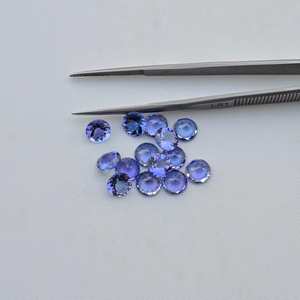 พลอย tanzanite ทรงเหลี่ยมเจียระไนทรงกลม5มม. สีฟ้าจากผู้จำหน่ายที่ผ่านการตรวจสอบ - Product Image 1