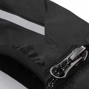 Vente en gros de prix bas Veste coupe-vent d'hiver à capuche pour hommes, veste de course à pied d'extérieur, grande taille, fermeture éclair, coton imprimé - Product Image 4