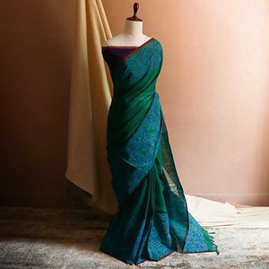 Exclusivo Sari indio de seda, diseños de saris indios, Sari de alta calidad al mejor precio al por mayor en India, Tamil Nadu - Product Image 5