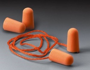 3M 1110 Disposable Polyurethane <b>Foam</b> Bell-<b>Shaped</b> Earplugs Soft Non-Allergenic Push-In Design Comfortable Flexible Fit - Product Image 5