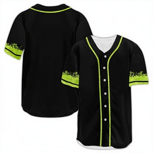 2026 Unisex Custom Printed Baseball Jerseys Breathable Short Sleeve Embroidered V-neck Adjustable Strap for Team Adult - Product Image 1