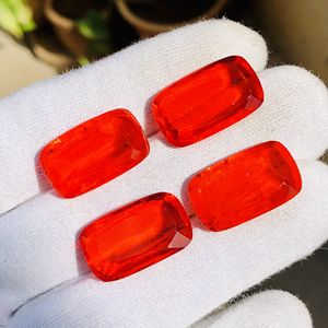 Ruby Cut Natural Ruby Doublet <b>Cushion</b> Shape Cut Stone Loose Gemstone Calibrated Size for Making Jewelry Unique Gemstone - Product Image 3