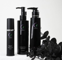 Black Opaque Facial Serum Jar Bottle with Cap with Brush and Customizable Sizes - Product Image 2