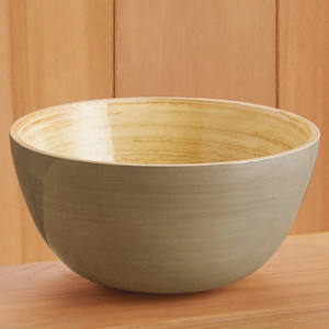 High Quality and Food-safe Handmade Vietnam <b>Bamboo</b> Fruit <b>Bowl</b> - Product Image 3