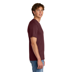 เสื้อยืดผู้ชายผ้าฝ้ายคลาสสิก เนื้อผ้าระบายอากาศและนุ่มสบาย พร้อมตัวเลือกปรับแต่งได้ รับออเดอร์จำนวนมากและราคาขายส่ง - Product Image 4